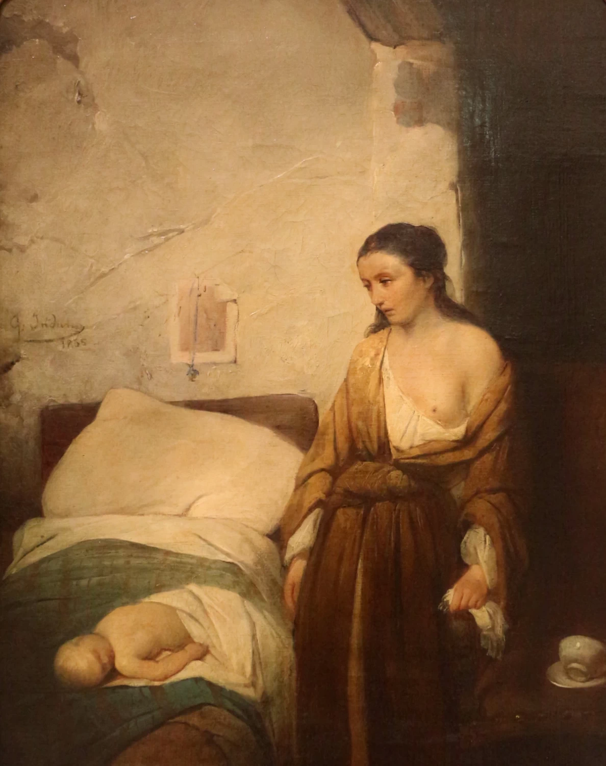 Povera madre - Civiche Raccolte D'Arte Museo Dell'Ottocento Villa Belgiojoso Bonaparte Collezione Grassi, Milano